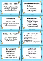 Vorschau - Quiz - Klarinette – 24 Quizkarten | Musik & Instrumentenkunde - Seite 3