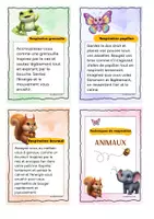 Aperçu - Feuilles d'exercices - RESPIRATION CONSCIENTE | Techniques de respiration des animaux | Pleine conscience pour les enfants (6-12 ans) - Page 2