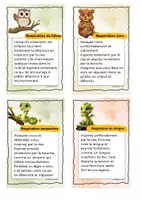 Aperçu - Feuilles d'exercices - RESPIRATION CONSCIENTE | Techniques de respiration des animaux | Pleine conscience pour les enfants (6-12 ans) - Page 3