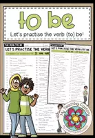 Vista previa - Hojas de trabajo - Let's practise the verb (to) be! (Worksheet) 2-times differentiated - Portada