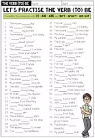 Vista previa - Hojas de trabajo - Let's practise the verb (to) be! (Worksheet) 2-times differentiated - página 2