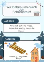 Vorschau - Stationenlernen - Ho-Ho-Ho! Winterzeit in der Sporthalle - Seite 1