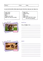 Vorschau - Arbeitsblätter - Meet My Pet: Reading and Writing (English) - Seite 3