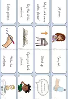 Vorschau - Spiele - Domino Classroom Phrases - Wortschatzspiel Englisch - Seite 3