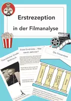 Vorschau - Stundenentwürfe - Erstrezeption in der Filmanalyse – Materialien - Deckblatt