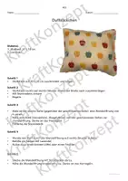 Vorschau - Mal- und Bastelvorlagen - Nähanleitung - Duftsäckchen - Deckblatt