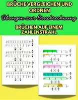 Vorschau - Arbeitsblätter - brüche vergleichen und ordnen- Brüchen auf einem Zahlenstrahl - Deckblatt