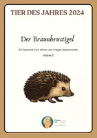 Vorschau - Arbeitsblätter - Der Braunbrustigel- ein Sachtext zum Hören und Verstehen - Deckblatt