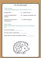 Vorschau - Arbeitsblätter - Der Braunbrustigel- ein Sachtext zum Hören und Verstehen - Seite 3