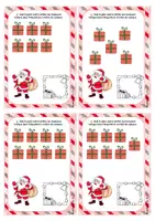 Aperçu - Feuilles d'exercices - Pack Complet Maths Noël en Maternelle ! - Page 3