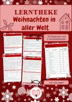Vorschau - Arbeitsblätter - Lerntheke - Weihnachten in aller Welt - Deckblatt