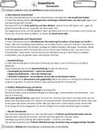 Vorschau - Arbeitsblätter - Staatsformen (Demokratie und Diktatur) - Seite 1