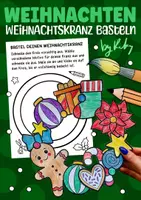 Vorschau - Arbeitsblätter - Bastel deinen bunten Weihnachtskranz - Kunst im Winter - Deckblatt