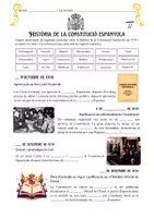 Vista previa - Hojas de trabajo - Història de la constitució espanyola - Portada