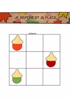 Aperçu - Apprentissages en autonomie - Je repère je place - Page de couverture