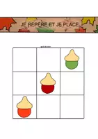 Aperçu - Apprentissages en autonomie - Je repère je place - Page 3