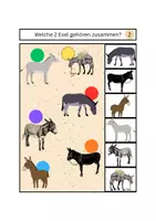Vorschau - Spiele - Bunt Knopfspiel -Vorlage Samichlaus - Seite 1