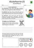 Vorschau - Arbeitsblätter - Glück verstehen: Genuss-, Ziel- und Gütertheorie verstehen - Seite 1