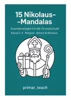 Vorschau - Arbeitsblätter - 15 Nikolaus Mandalas - Deckblatt