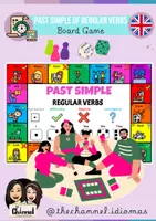Aperçu - Jeux - PAST SIMPLE OF REGULAR VERBS – Board Game - Page de couverture