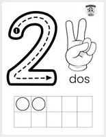 Vista previa - Decoración del aula - BYN Numeros para el aula - 1-10 - página 1
