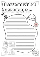 Vista previa - Hojas de trabajo - Si esta navidad fuera mago/a... - Portada