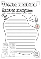 Vista previa - Hojas de trabajo - Si esta navidad fuera mago/a... - página 3