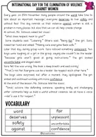 Aperçu - Feuilles d'exercices - Reading Comprehension - 25 November - Page 3