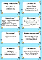 Vorschau - Quiz - Musik – 44 Quizkarten-Sets im Materialpaket | 1.056 Quizkarten | Instrumente, Genres, Theorie & Musikgeschichte - Seite 3