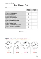 Vorschau - Klassenarbeiten - Besondere Lernaufgabe / Fachspezifische Leistung - Zeit - Seite 1