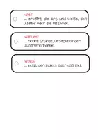 Vorschau - Mal- und Bastelvorlagen - Merkfächer W-Fragen für Sachtexte und Leseverstehen für den Deutschunterricht / DAZ (Klasse 4 5 6 7) - Seite 2