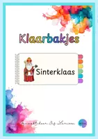 Voorbeeld - Juf Larissa - Klaarbakjes Sinterklaas - Voorblad