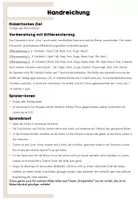 anteprima - Materiale di supporto/inclusione - Körperteile - Körper Vokabelspiel Zonk - DaZ DaF Sprachförderung (Gioco "Zonk" sulle parti del corpo) - Pagina 1