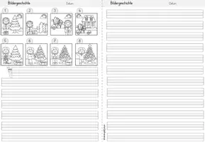 Vorschau - Arbeitsblätter - Winter | Bildergeschichten - Seite 3