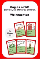 Vorschau - Spiele - Sag es nicht Weihnachten Deutsch Spiel - Deckblatt