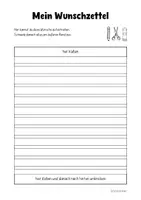 Vorschau - Mal- und Bastelvorlagen - Wunschzettel zum Ausklappen - Weihnachten - Seite 3
