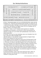 Vorschau - Arbeitsblätter - Der Weihnachtsfestkreis - Lösung - Deckblatt