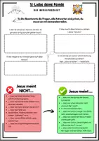 Vorschau - Arbeitsblätter - Die Bergpredigt: Liebe deine Feinde-echt jetzt? (Mt 5,43-48) (Kl.9/10) - Seite 2