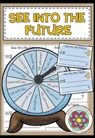 Vorschau - Stationenlernen - See into the future (Zukunft vorhersagen mit der will - future) - Deckblatt