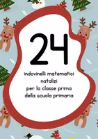 anteprima - Esercizi - Calendario dell'avvento degli indovinelli matematici per la classe prima - Pagina di copertina