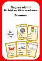 Vorschau - Spiele - Sag es nicht Sommer Deutsch Spiel - Deckblatt