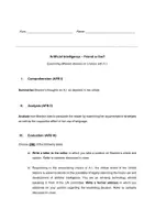 Vorschau - Klassenarbeiten - Oberstufenklausur Thema Science and Technology mit Erwartungshorizont - Deckblatt
