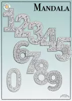 Vorschau - Arbeitsblätter - MANDALA "ZAHLEN" - zum Beispiel für Adventstürchen, Fensterdeko, Klassengestaltung - Deckblatt