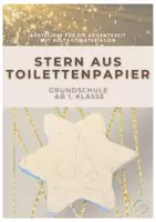 Vorschau - Mal- und Bastelvorlagen - Sterne aus Toilettenpapier herstellen - Deckblatt