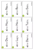 Vorschau - Fördermaterial/Inklusion - Ampelsätze 1 - Wörter mit Schwa-Laut "-e" - Seite 2
