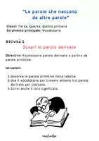 anteprima - Esercizi - Laboratorio di scrittura - “Le parole che nascono da altre parole” - Pagina di copertina