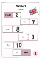 Vorschau - Spiele - Domino Numbers - Wortschatzspiel Englisch (Playway 3) - Deckblatt