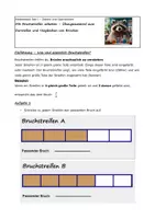 Vorschau - Arbeitsblätter - Brüche und Prozente - Wachsendes Materialpaket - Seite 1