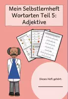Vorschau - Arbeitsblätter - Selbstlernheft Adjektive (nach Montessori) - Seite 1