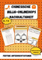 Vorschau - Arbeitsblätter - Umweltauswirkungen chinesischer Billig-Onlineshops - Deckblatt